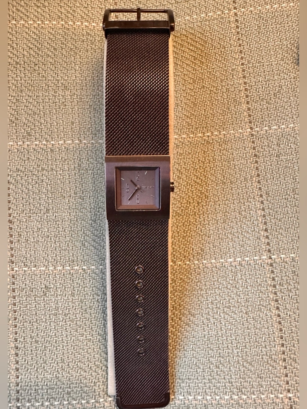 DKNY Mesh Bracelet Square Watch Y2K - Needs Battery